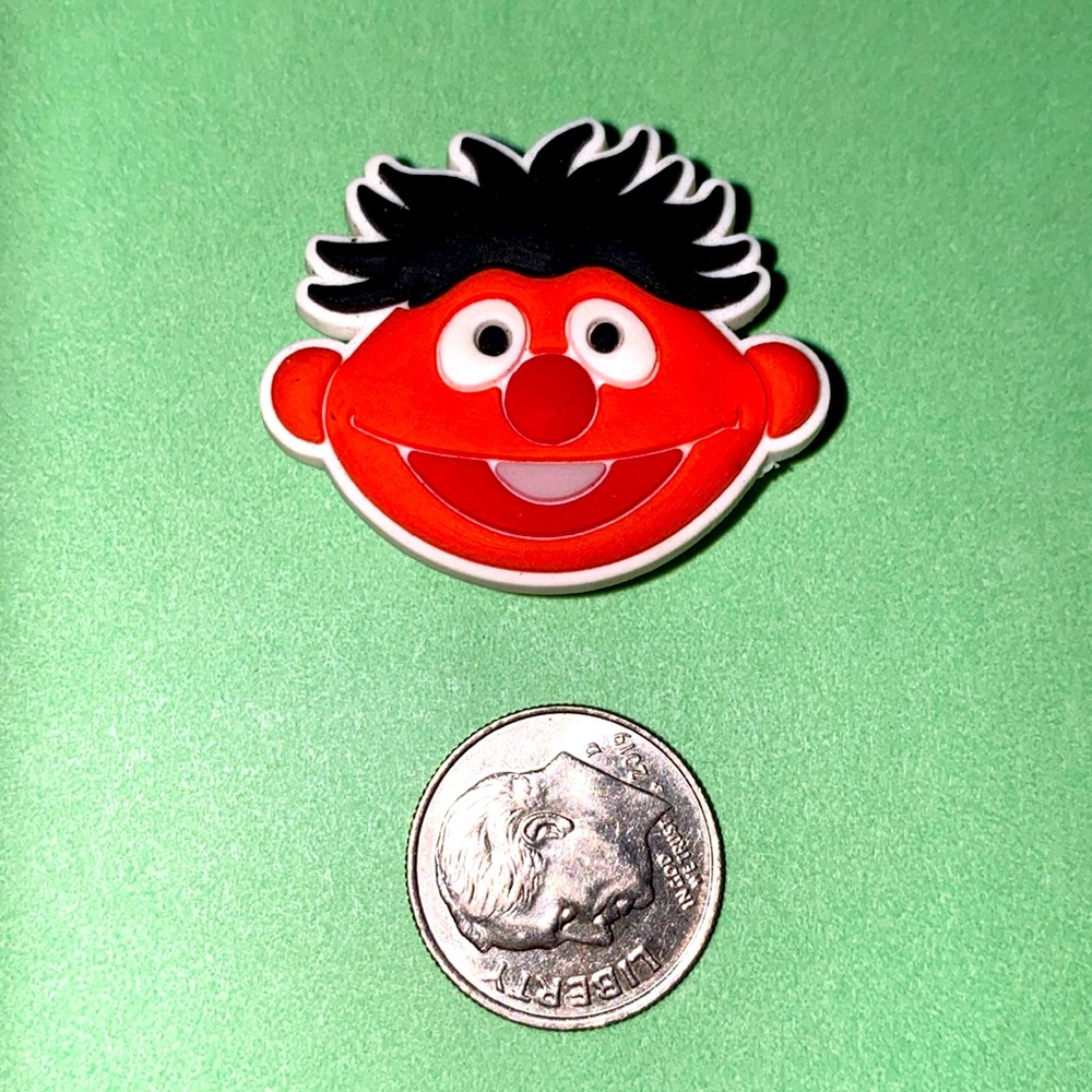 (10 for $15) Ernie Sesame Street Croc Shoe Charms